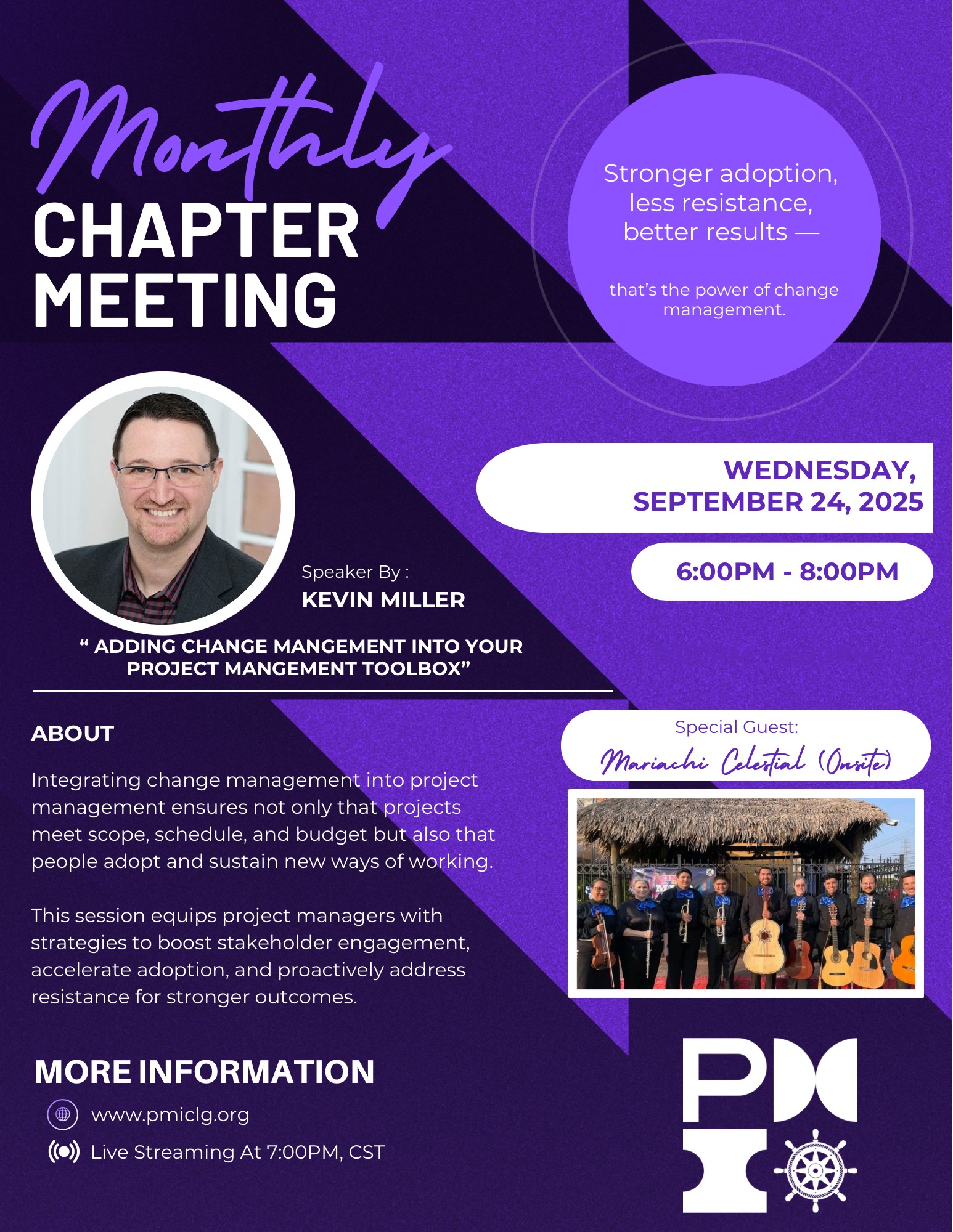 Sept 2025 PMICLG Meeting Flyer