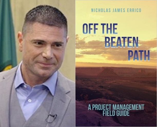 Nicholas Errico with Book