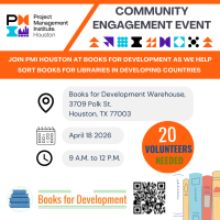 PMI Houston Community Engagement Event